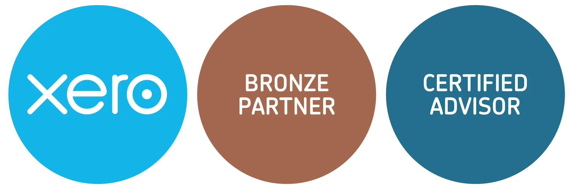 xero bronze partner+++cert advisor badges rgb